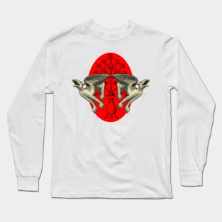 Gargoyle Chimera the mystery of the Gothic church Long Sleeve T-Shirt